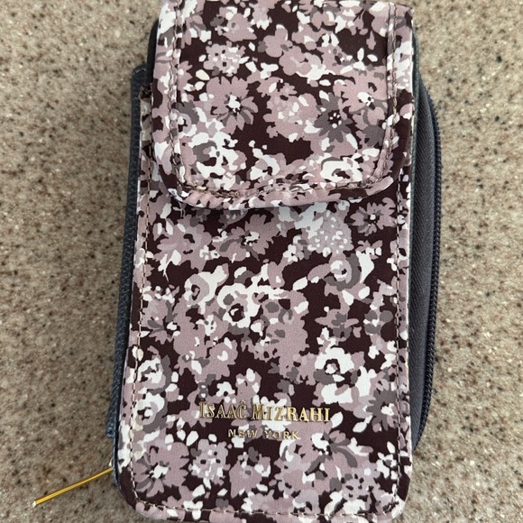 Isaac Mizrahi Floral Patterned Pouch - Picture 1 of 4